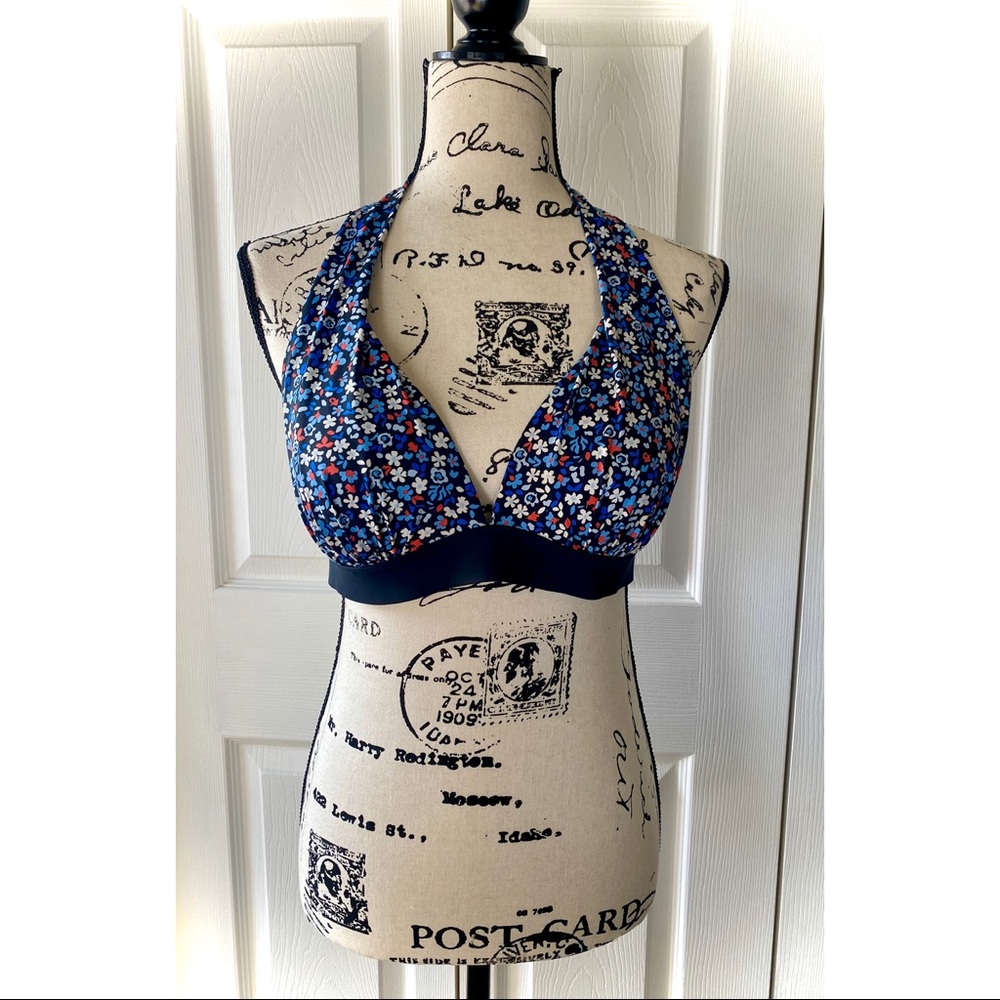 Jones New York Floral Bathing Suit Top